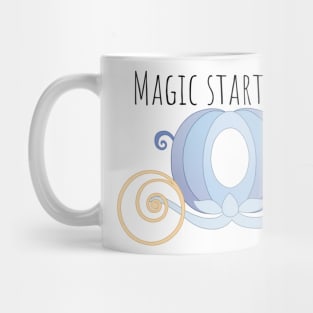 Magic starts Here Mug